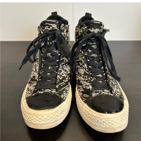 Converse Chuck Taylor All Star Selene Winter Knit Sneakers Hightops - Picture 4 of 7